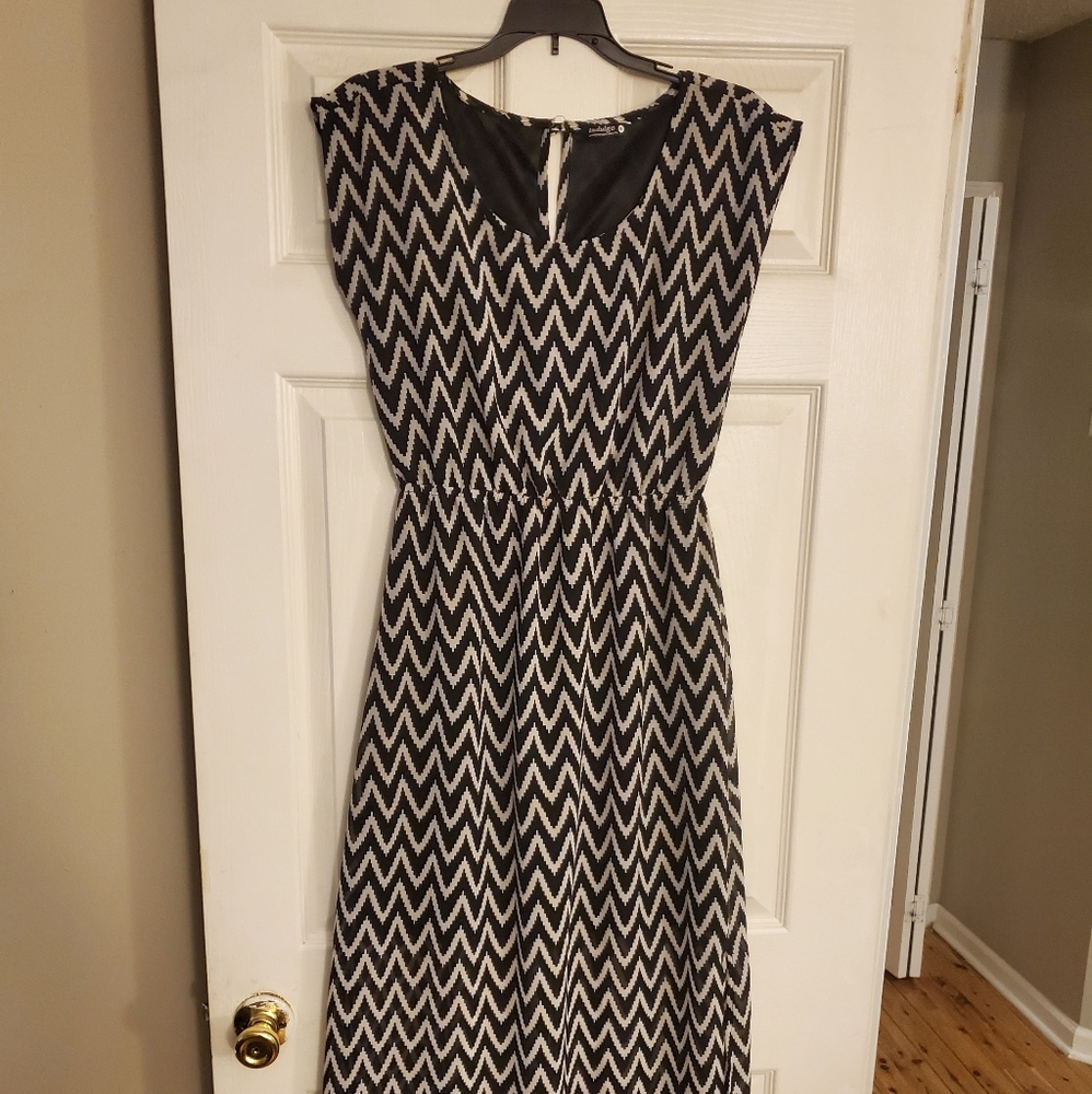 Maxi Dress with Cinched Waist
